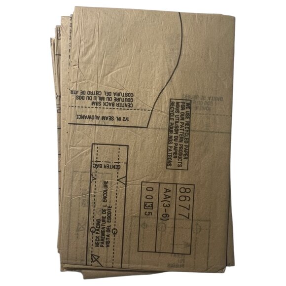 Daisy Kingdom Simplicity 8677 Sewing Pattern Girl Dress Size 3-6 Doll Dress 18” - Picture 4 of 7